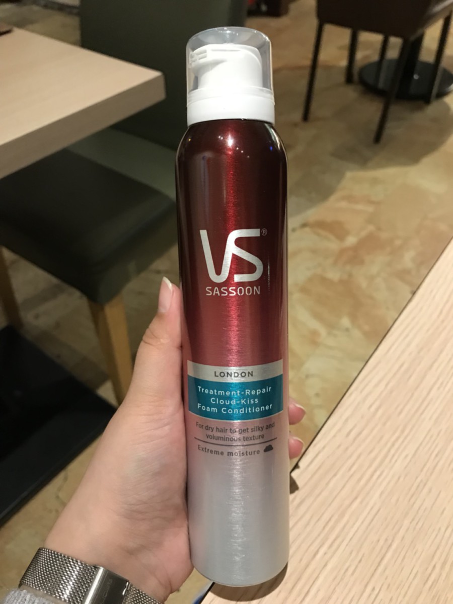 haircare/專業沙龍護髮產品/護髮慕斯/VS沙宣滋養雲吻泡沫護髮素-只有自己知道的柔順感，心情美美噠~ 民生資訊分享 美髮相關 