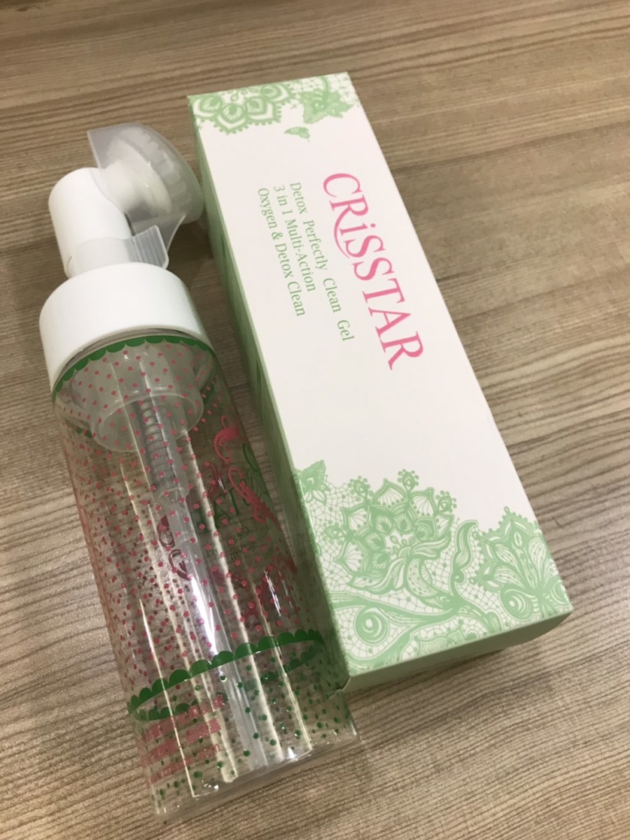 skincare/facial cleanser/crisstar卡霓朵晶透活氧三合一洗卸蜜-一瓶兩用,日常潔顏、淡妝卸除兩相宜! 保養品分享 健康養身 民生資訊分享