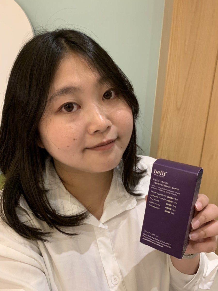 Belif-青春緊膚彈力水炸彈精華 擦起來清爽水潤、一抹化水的清爽型抗老精華 保養品分享 健康養身 攝影 民生資訊分享