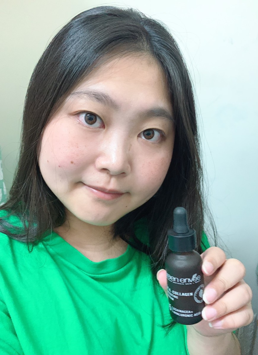 美國高效植萃保養/Green Envee 綠沐氤薇-玻尿酸胜肽雙重彈力精華-讓肌膚擁有緊緻彈嫩又滑細的觸感真的難能可貴!美妝保養/肌膚保養/精華液推薦/保養精華/美麗肌膚/藍子愛美麗 保養品分享 彩妝品分享 攝影 民生資訊分享