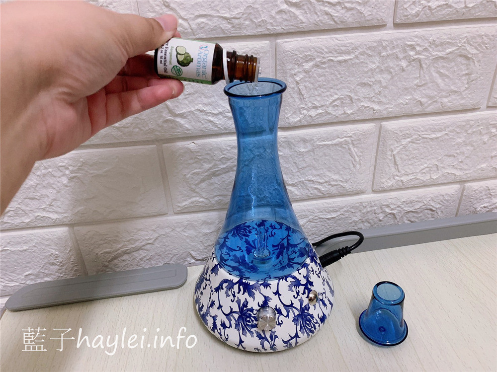 室內香氛/美國精油擴香儀領導品牌/有機香氛Organic Aromas/有機香氛擴香儀-富裕(青花瓷)，無與倫比的絕美青花瓷設計，增添生活情趣，帶動每天好心情～多樣化絕美造型擴香儀，增添居家香氛，送禮自用兩相宜！居家生活/3C好物/精油擴香/生活家電/芳香療癒/健康樂活/藍子樂生活 3C相關 保養品分享 健康養身 攝影 民生資訊分享 