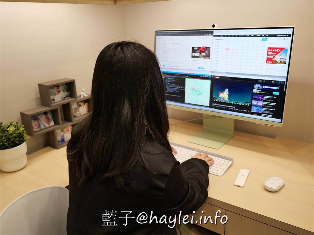 台灣三星/Samsung Smart Monitor M8-多色超薄機身時尚美觀，內建可拆式磁吸視訊攝影機、視訊軟體、串流影音，方便實現遠端辦公、視訊通話、居家娛樂功能，適合喜歡追求高智能家居環境者，可隨居家氛圍選擇柔美色系呼應室內裝潢~3C生活/螢幕顯示器推薦/智慧家電/藍子愛分享 3C相關 國內旅遊 攝影 民生資訊分享 