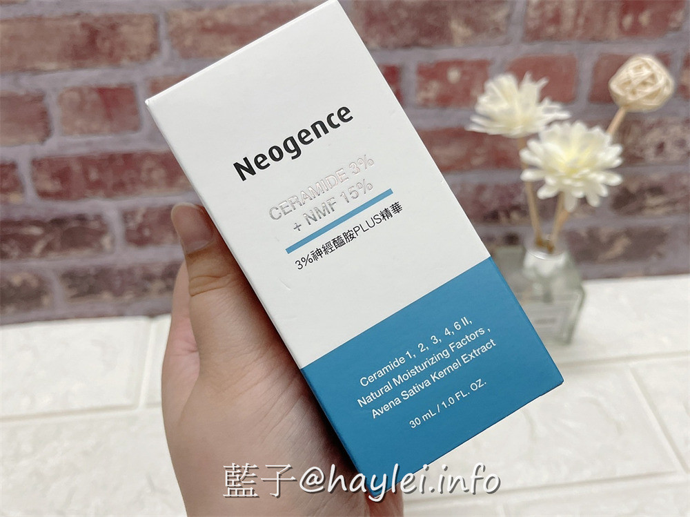 2022藥妝店開架櫃精華液推薦/Neogence 霓淨思3%神經醯胺PLUS精華使用心得-能在連鎖藥妝店醫美開架櫃輕鬆入手的平價精華產品，使用感受溫潤舒適，可以舒緩肌膚不適感受，連敏弱肌都能閉眼入的好用精華!美妝保養/肌膚保養/保濕精華/舒緩精華/夏季護膚/夏季保養品推薦/藍子愛保養 保養品分享 健康養身 彩妝品 彩妝品分享 攝影 民生資訊分享 
