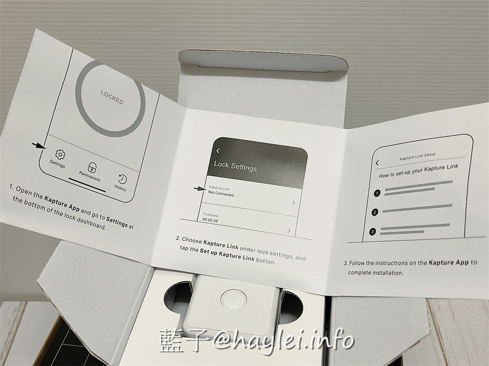 KAPTURE 智慧型電子鎖 (型號KP1-D7P1/搭配WiFi橋接器)-提升居住安全必備的智能家居設備,融合了智慧生活科技並兼顧強固、便利的工藝設計,通過美國建築五金協會耐火測試,三合一開門(APP/密碼/鑰匙)靈活方便實用,可透過app遠端確認或設定門鎖狀態,還能遠端開門,適合單身女子租屋、學生租屋、公寓租屋、雅房租屋跟套房租屋等情境使用~3C家電/智慧家居/智能鎖/智慧鎖頭/遙控鎖/藍子愛分享 3C相關 國內外住宿相關 攝影 民生資訊分享